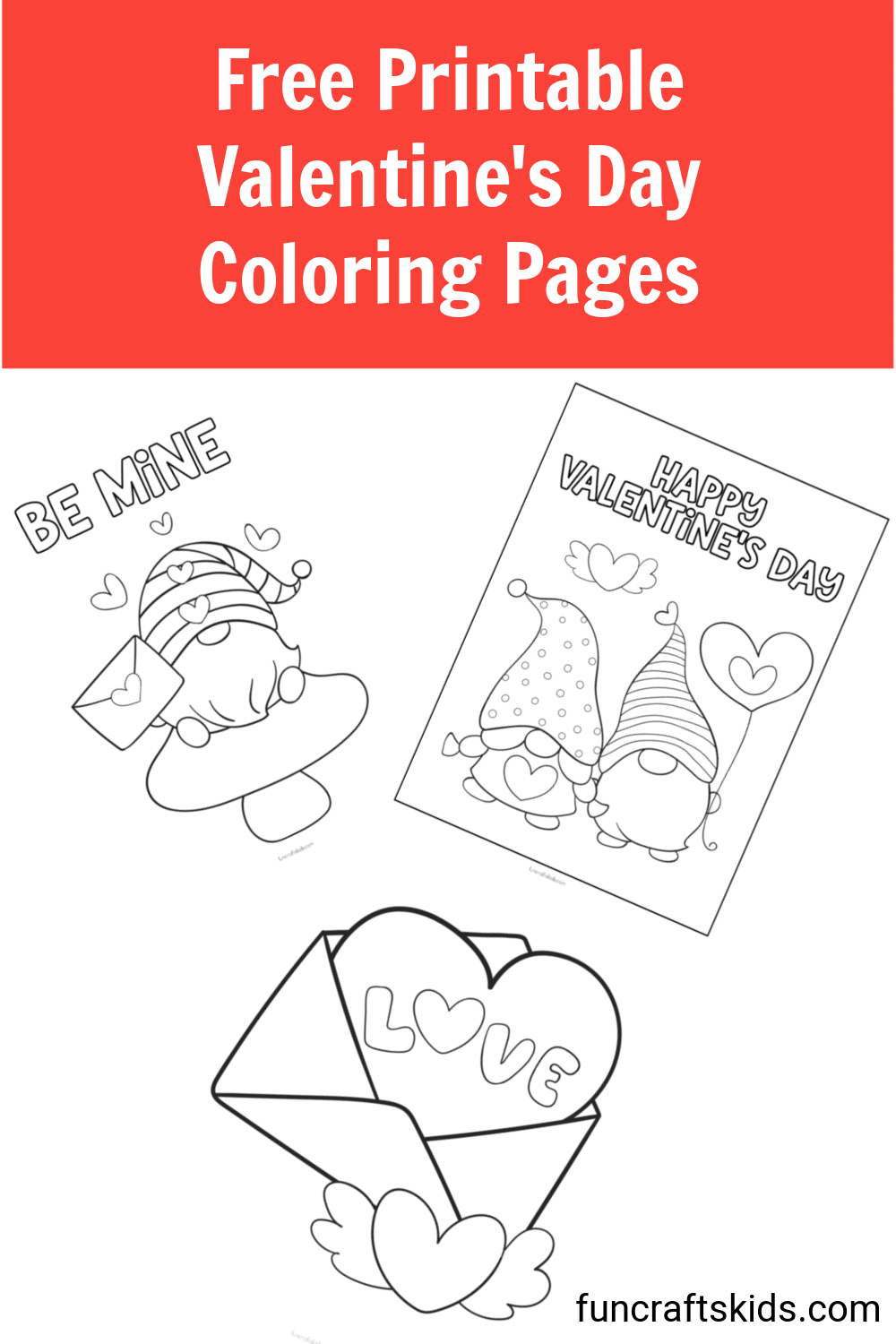 Free printable valentines day coloring pages