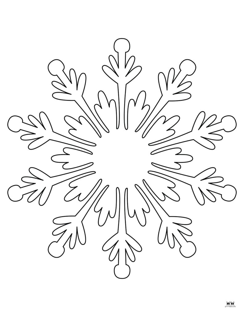 Snowflake coloring pages