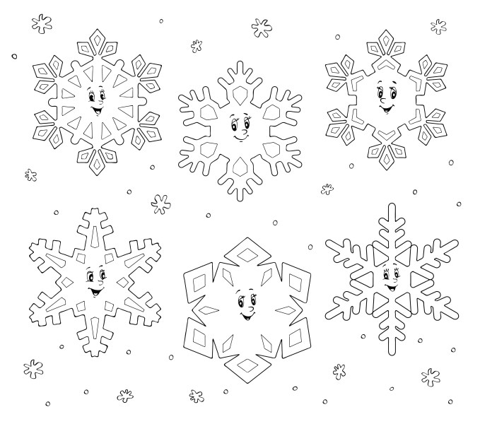 Printable snowflake templates to get you through any snow day â