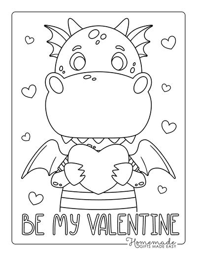 Free printable valentines day coloring pages