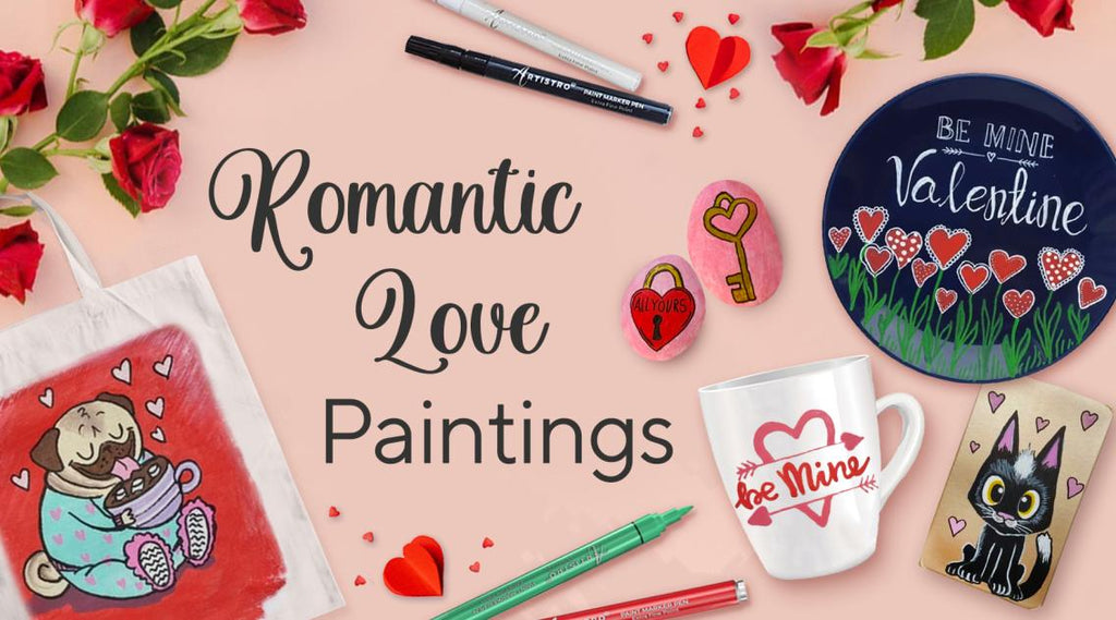 Easy romantic love painting valentines day romantic drawing ideas