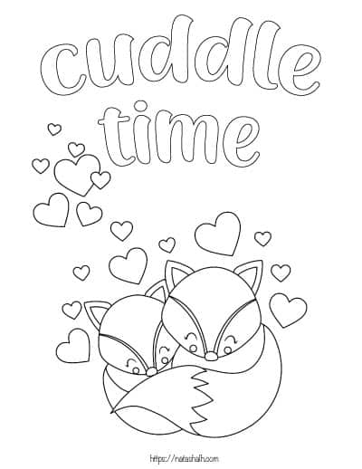 Valentines day coloring pages for kids