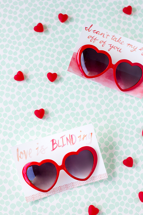 Heart sunglasses free printable valentines