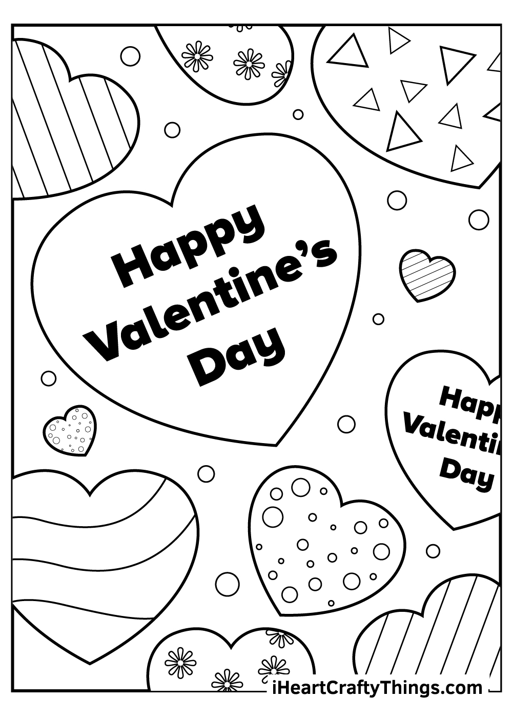 St valentines day coloring pages free printables