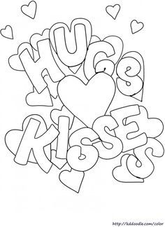 Free printable valentines day coloring pages for adults