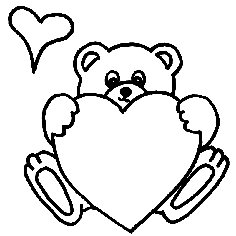 Teddy bear coloring pages printable for free download