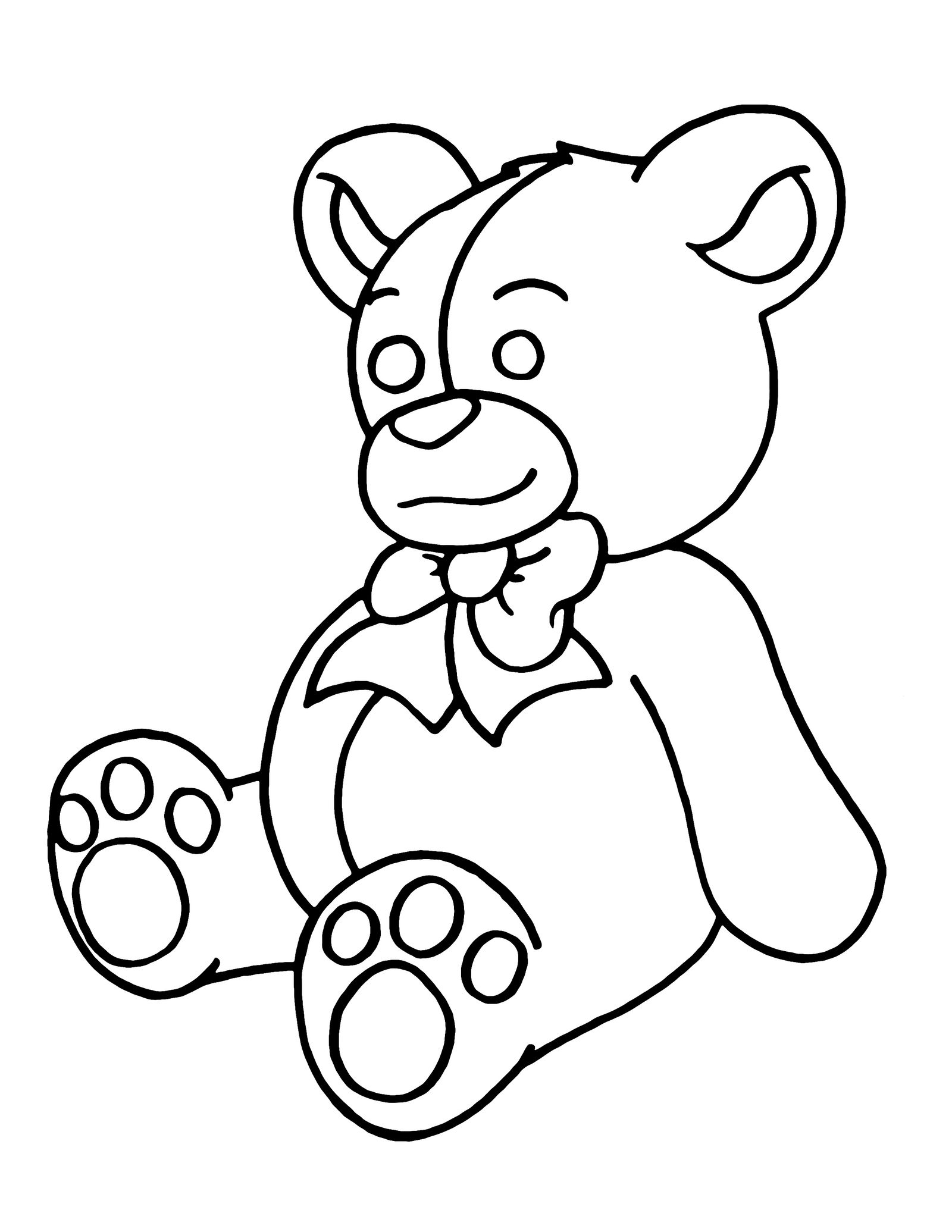 Teddy bear coloring page by cetivarose on