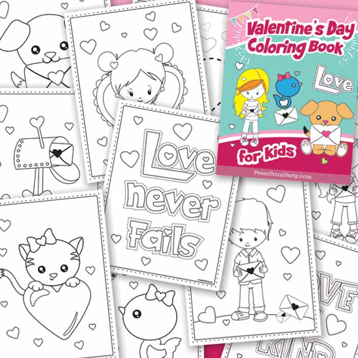 Free printable valentines day coloring pages perfect for kids