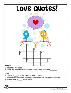 Valentines day word worksheets woo jr kids activities childrens publishing