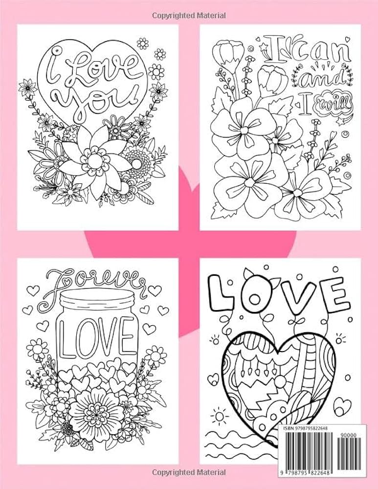 Valentine day coloring books for adults adult coloring book valentine day stress relief coloring book and relaxation with beautiful design gift for drawing best fucking gift teens and friend