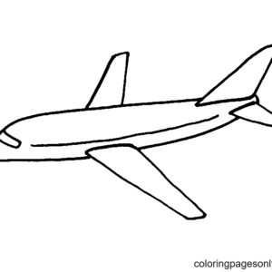 Airplane coloring pages printable for free download