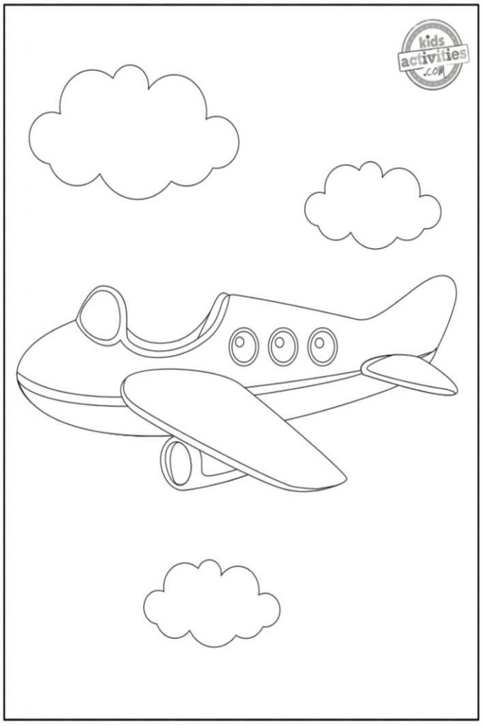 Free printable jet coloring pages kids activities blog