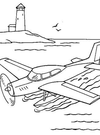 Vehicles coloring page