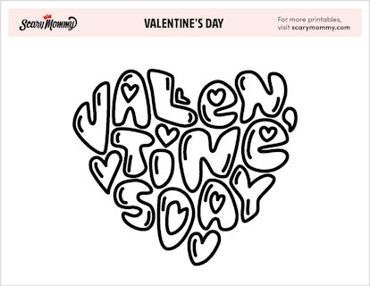 Free valentines day coloring pages for your little love