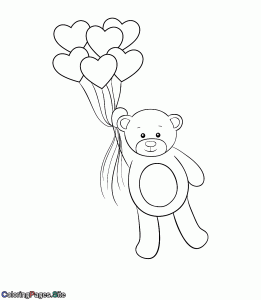 Valentines day coloring pages