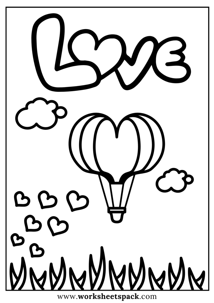 Best free valentines day coloring pages