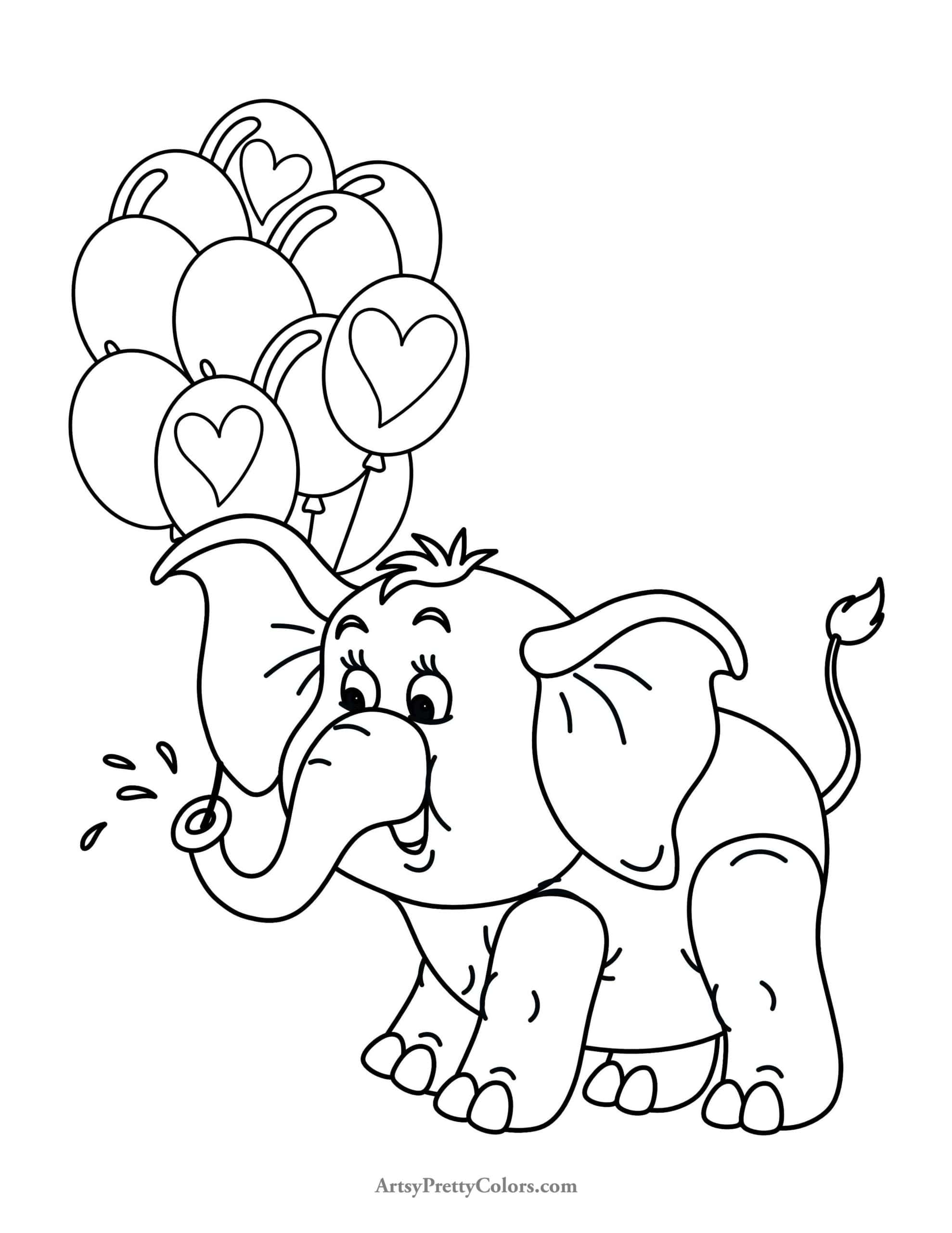 Valentines day coloring pages for free