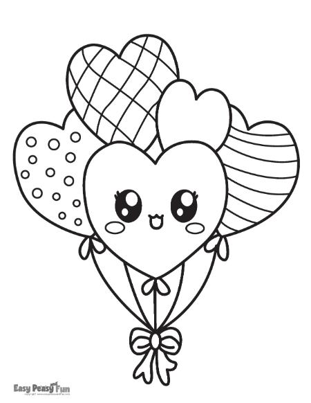 Printable valentines day coloring pages