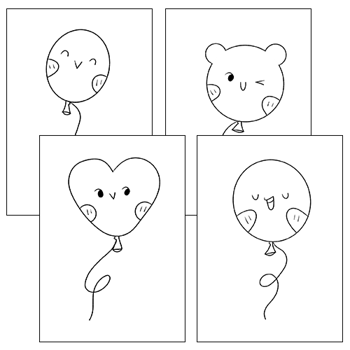 Hot air balloons coloring bundle coloring pages color by number dot to dot copy made by teachers