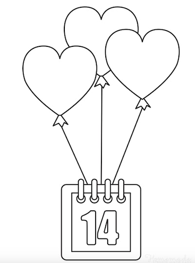 Free valentines day coloring pages you can print from home