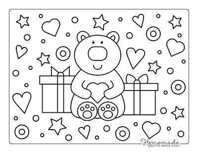 Free printable valentines day coloring pages