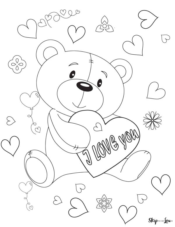 The best free valentines day coloring pages skip to my lou