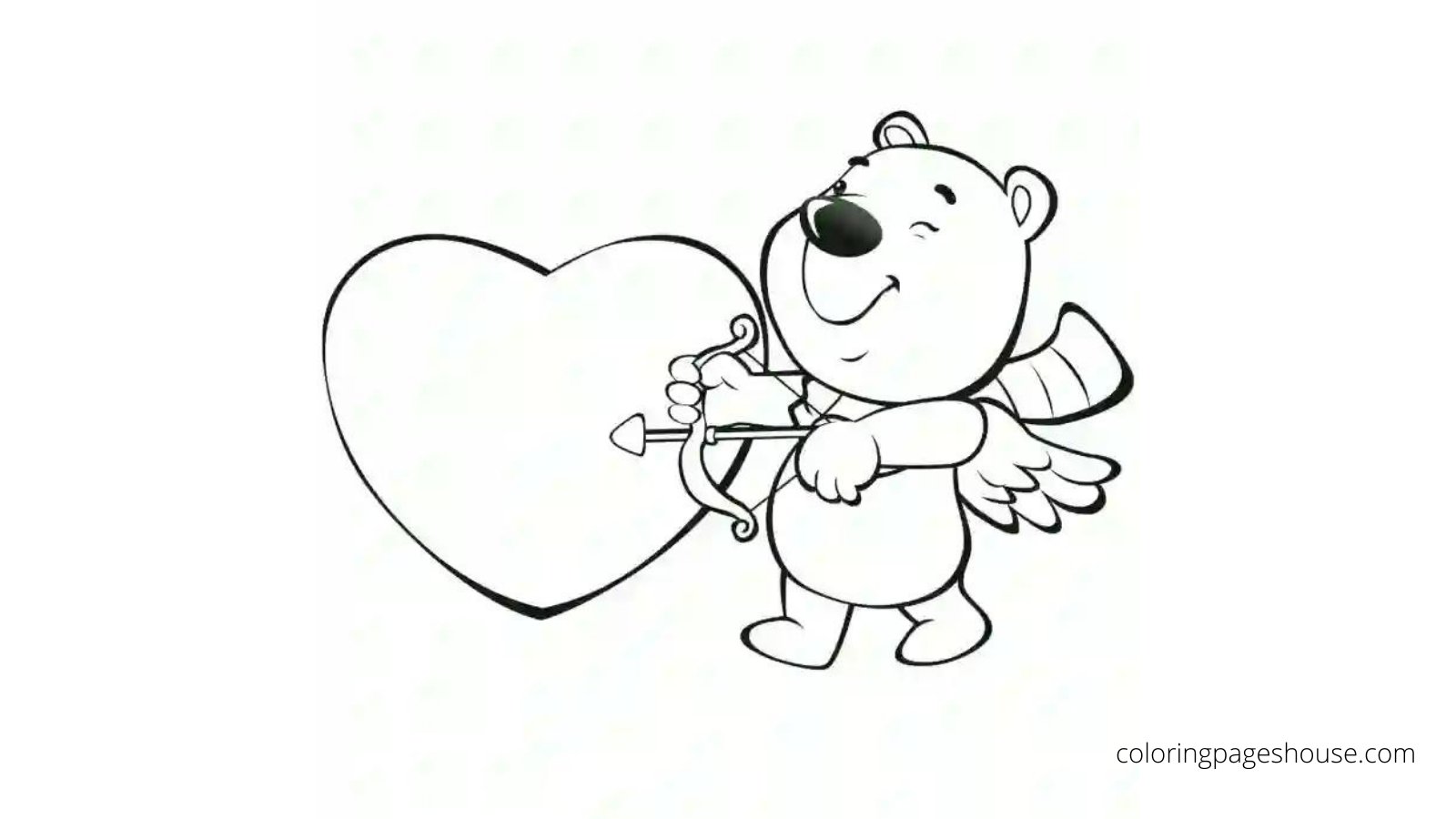 Techno gamer on x the angel bear valentines day coloring page follow us to get more free printable coloring pages httpstcoraguvlyxt coloringpages coloringpagesforadults coloringpagesforkids coloringpageshouse coloringbook coloring disney