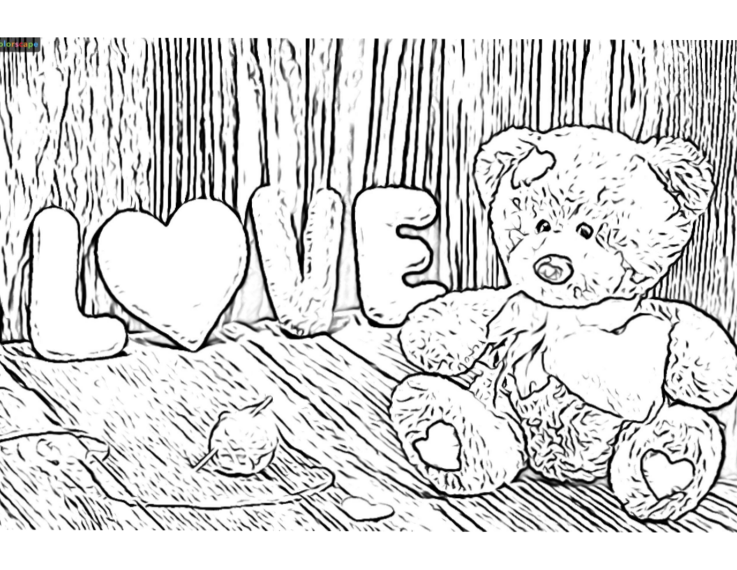 Free valentines day coloring pages sweet