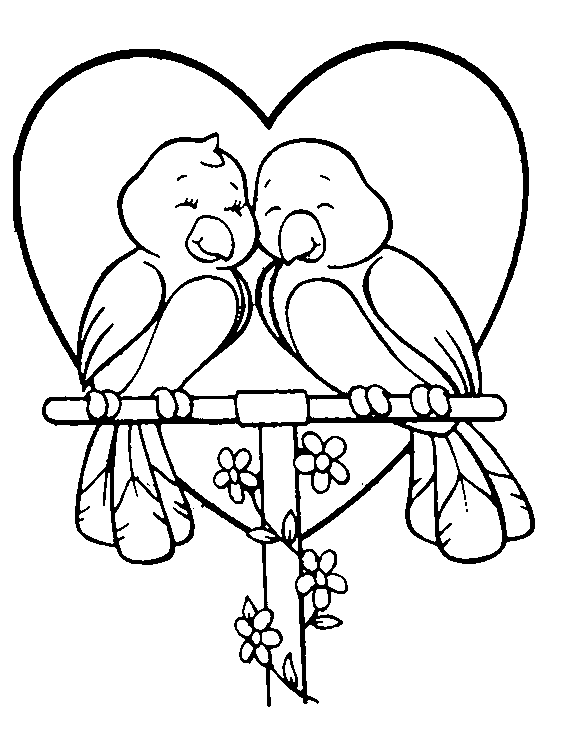 Valentine coloring pages valentine coloring pages bird coloring pages valentines day coloring page