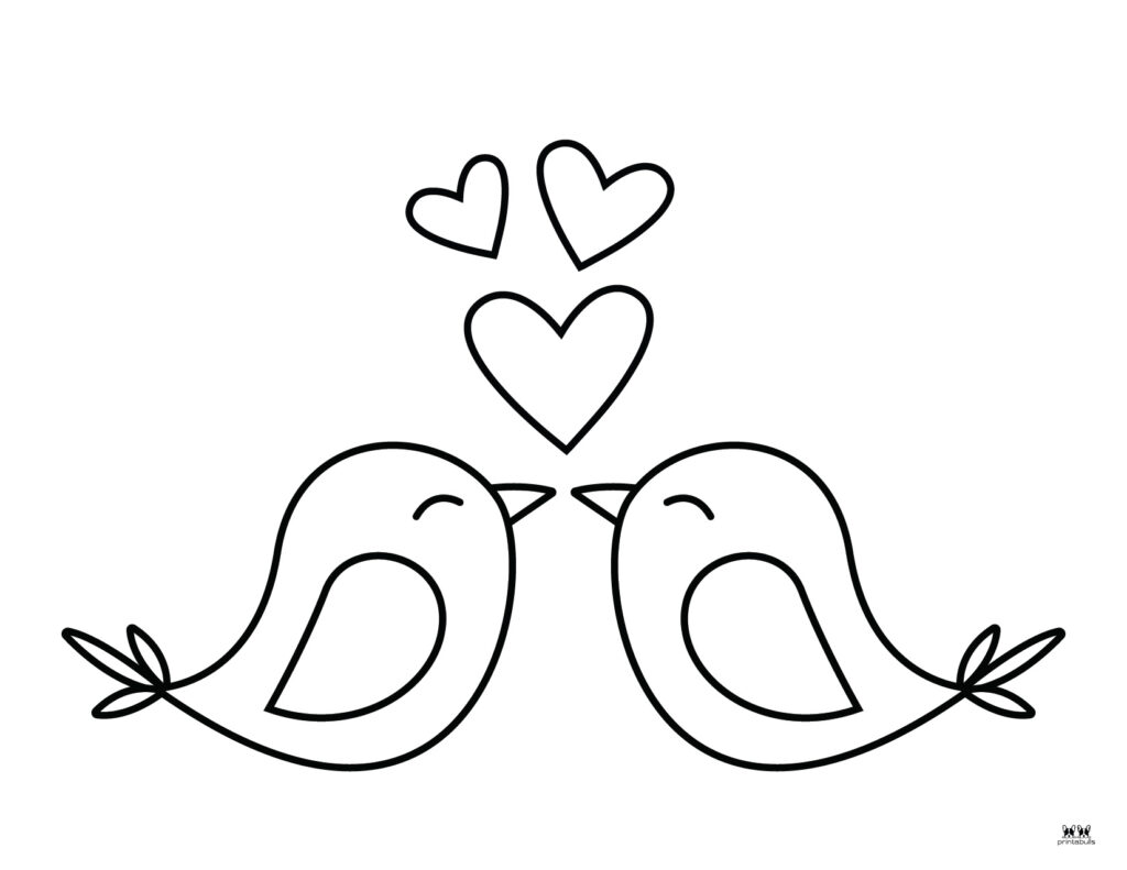 Valentines day coloring pages