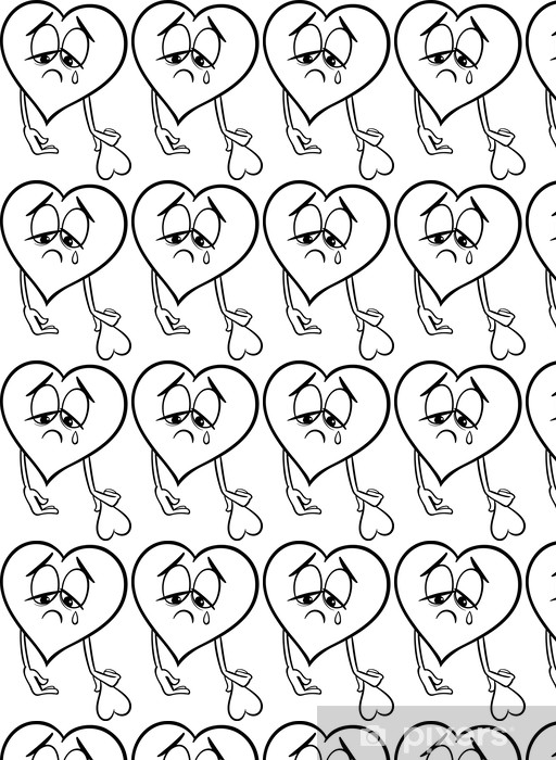 Wallpaper sad broken heart coloring page