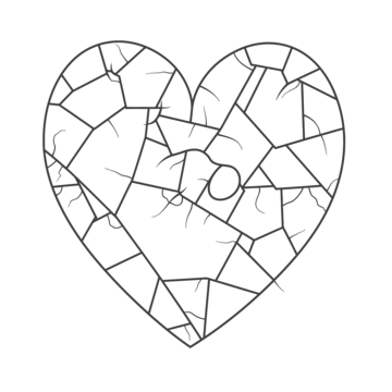 Broken heart drawing png transparent images free download vector files