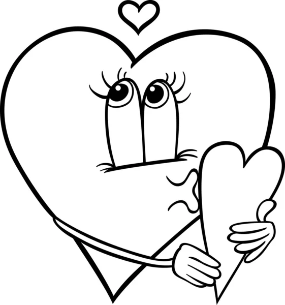 Sad broken heart coloring page stock vector by izakowski