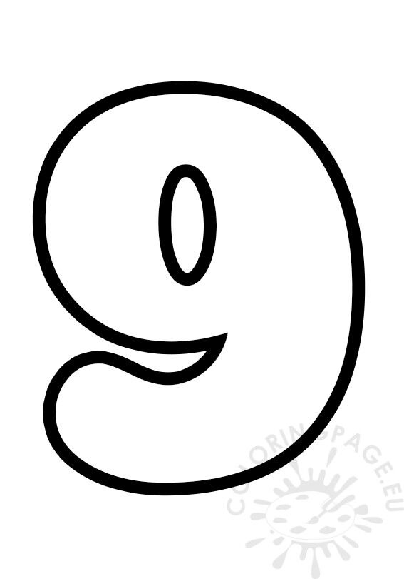 Bubble letter coloring page