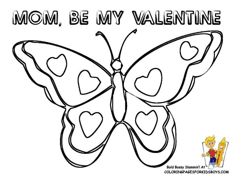 Valentines coloring pages kids valentines free mom dad