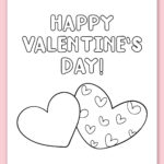 Free printable loring valentines day cards for kids