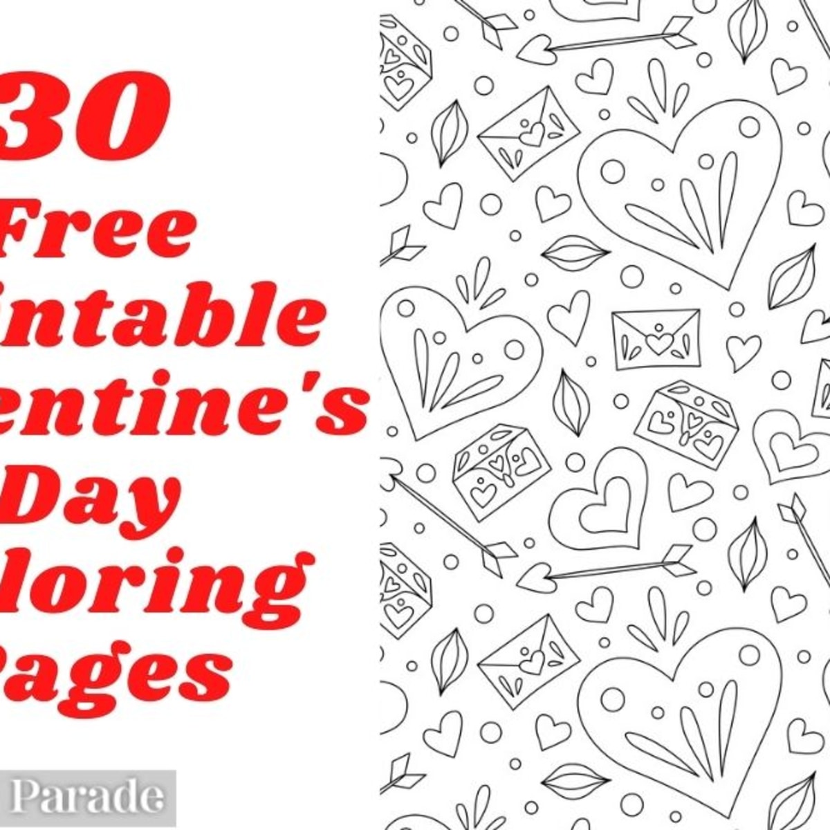 Valentines day coloring pages free printable for kids adults