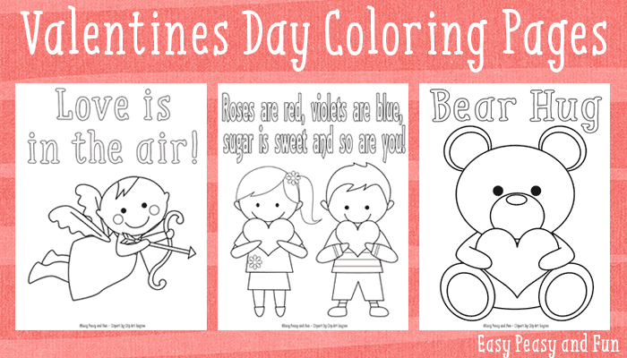 Valentines day coloring pages archives