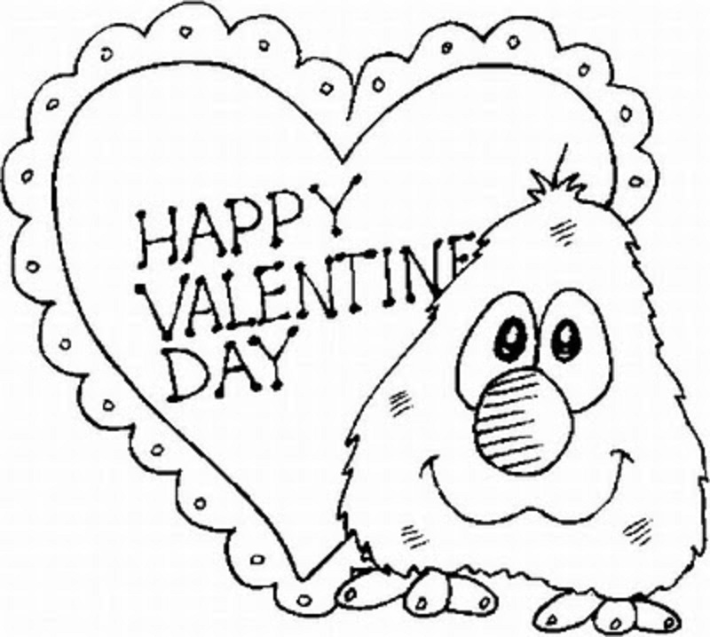 Free printable valentine coloring pages for kids