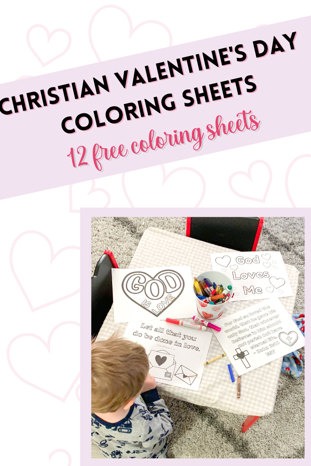 Christian valentine coloring sheets our faith filled home