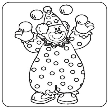 Clown coloring book for kids clown coloring pages by abdell hida