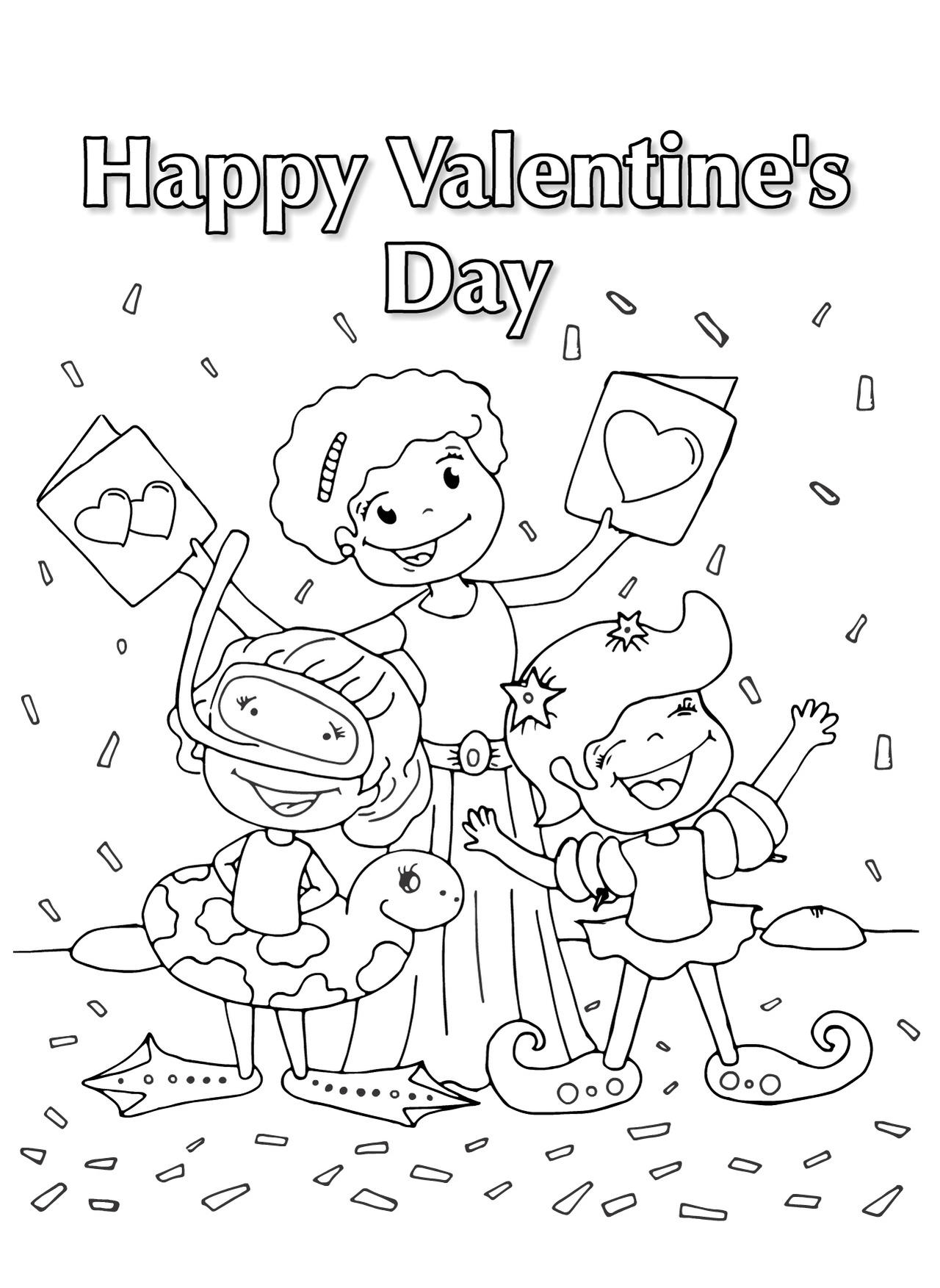 Valentines day coloring pages by coloringpageswk on