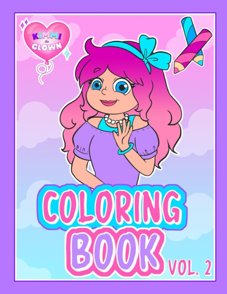 Kimmi the clown coloring book vol the clown kimmi books