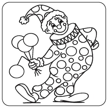 Clown coloring book for kids clown coloring pages by abdell hida