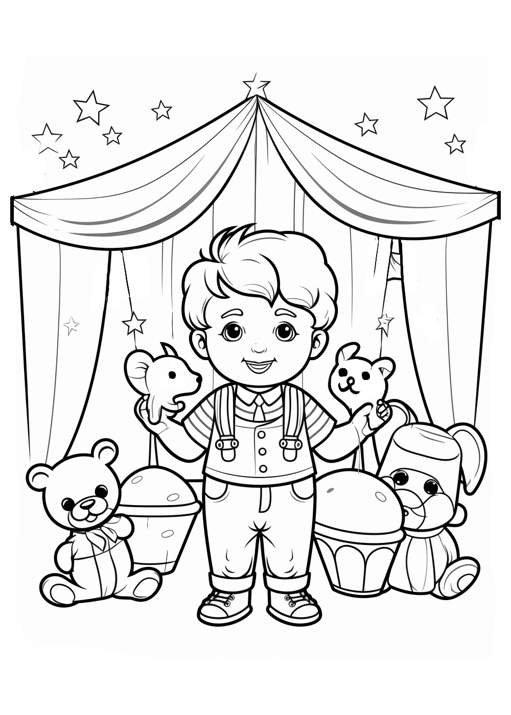 Circus coloring pages by coloringpageswk on