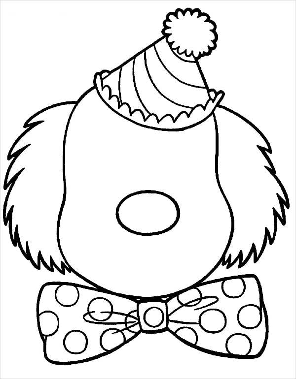 Face coloring pages