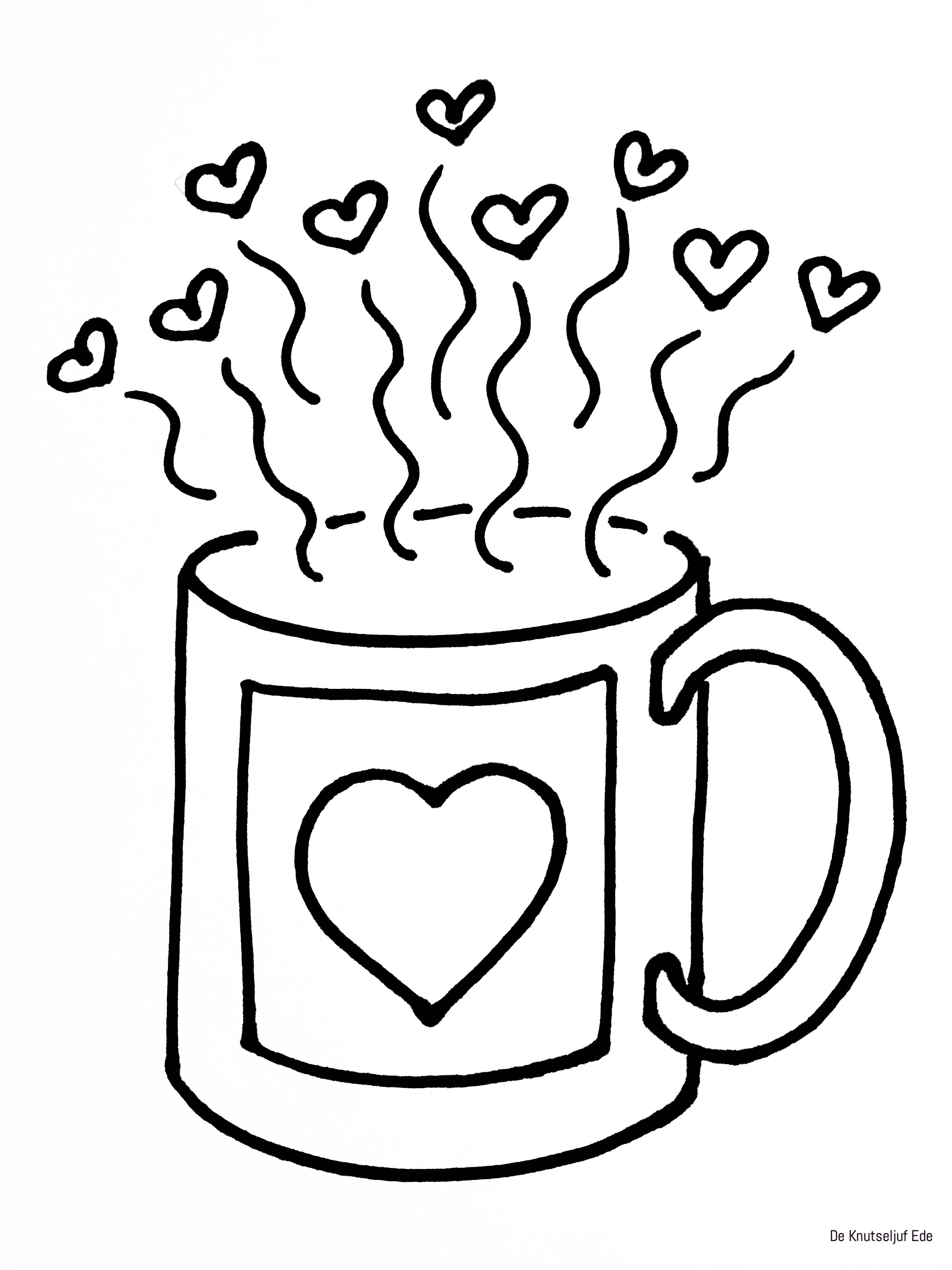 Coloring pages valentines day