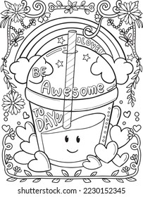 Thousand coffee coloring pages royalty