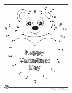 Printable valentines day dot to dots puzzles woo jr kids activities childrens publishing