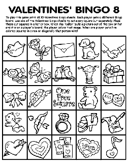 Valentines day free coloring pages